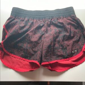 Champion Black and Red Athletic Shorts